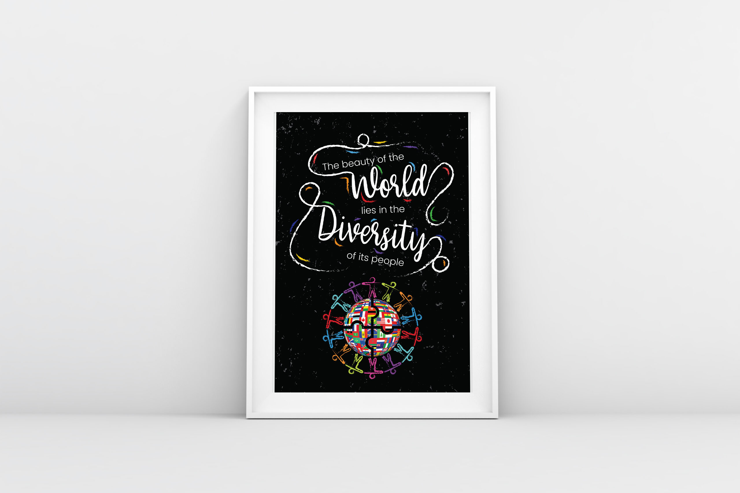 Diversity poster mockup