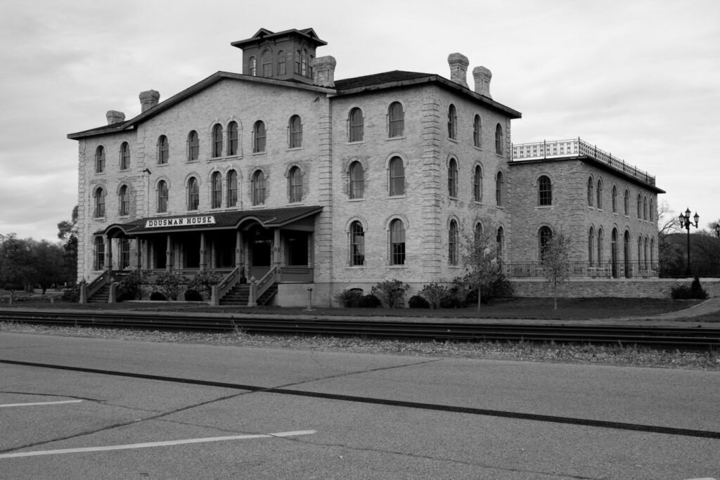 Dousman House photo in Black and White