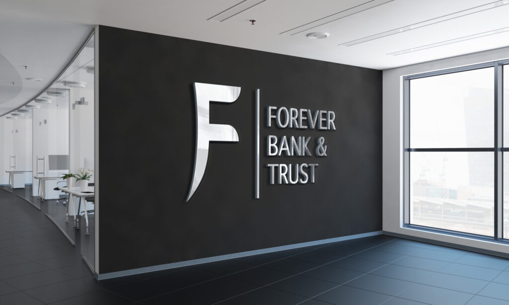 Forever Bank & Trust logo mockup