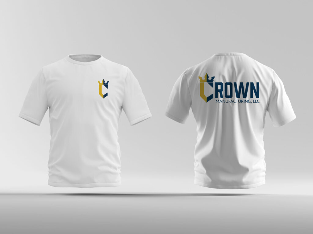 Crown Manufacturing apparel mockup